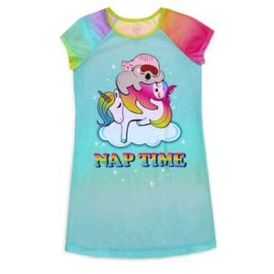 Wonder nation girls  short sleeve sleep gown